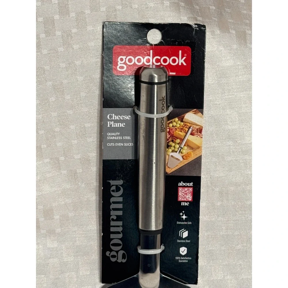 🧀GoodCook Stainless Steel Cheese Plane – Gourmet Series  Dishwasher Safe NEW